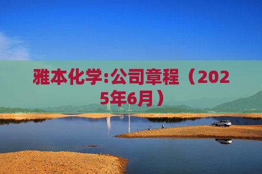 雅本化学:公司章程（2025年6月）  第1张
