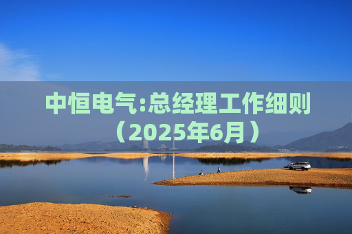 中恒电气:总经理工作细则（2025年6月）