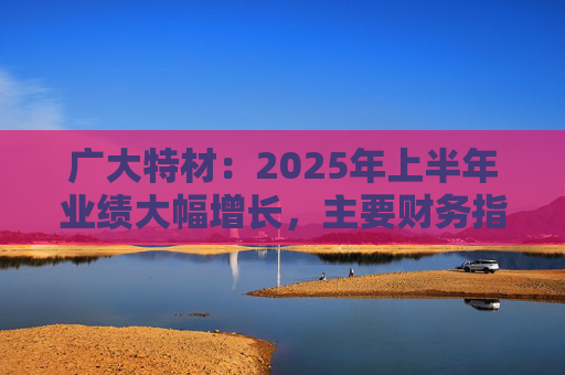 广大特材:2025年上半年业绩大幅增长,主要财务指标均创历史新高
