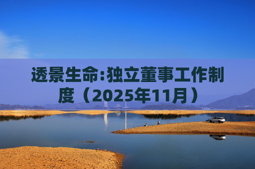 透景生命:独立董事工作制度（2025年11月）