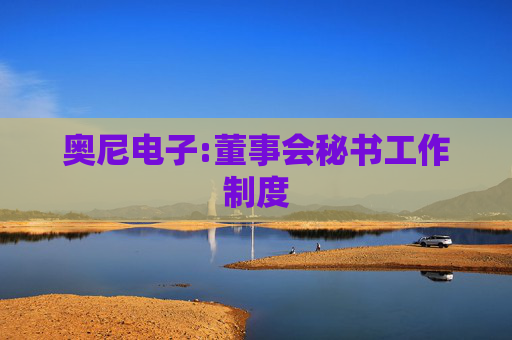 奥尼电子:董事会秘书工作制度