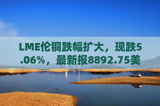 LME伦铜跌幅扩大，现跌5.06%，最新报8892.75美元/吨