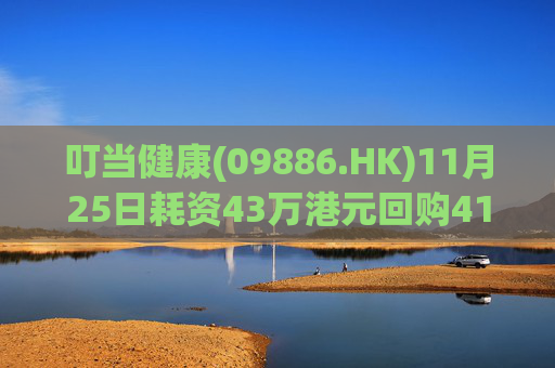 叮当健康(09886.HK)11月25日耗资43万港元回购41万股