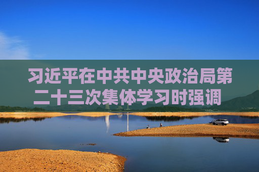 习近平在中共中央政治局第二十三次集体学习时强调 健全网络生态治理长效机制 持续营造风清气正的网络空间