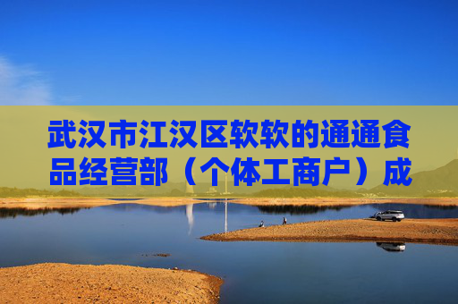 武汉市江汉区软软的通通食品经营部（个体工商户）成立 注册资本3万人民币  第1张