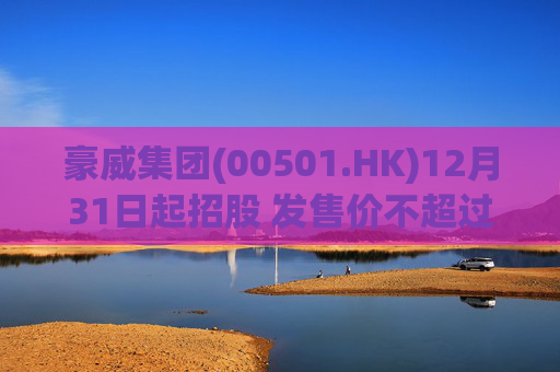 豪威集团(00501.HK)12月31日起招股 发售价不超过104.80港元/股