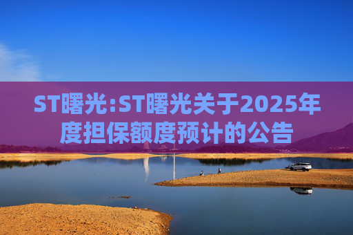 ST曙光:ST曙光关于2025年度担保额度预计的公告  第1张