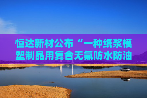 恒达新材公布“一种纸浆模塑制品用复合无氟防水防油剂的制备方法”专利