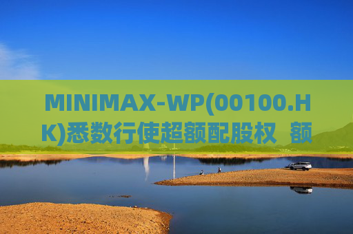 MINIMAX-WP(00100.HK)悉数行使超额配股权  额外筹资6.97亿港元