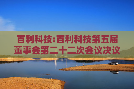 百利科技:百利科技第五届董事会第二十二次会议决议公告