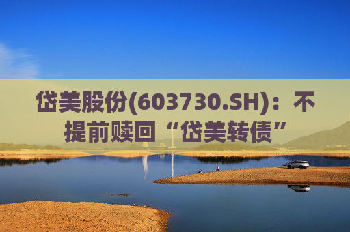 岱美股份(603730.SH)：不提前赎回“岱美转债”