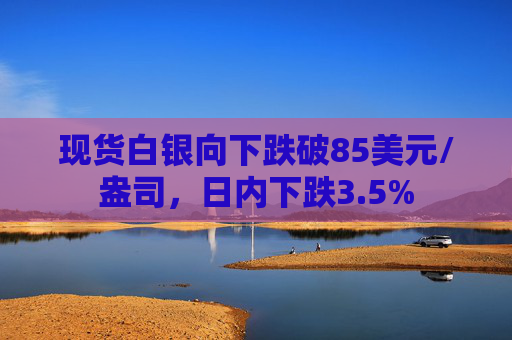 现货白银向下跌破85美元/盎司，日内下跌3.5%