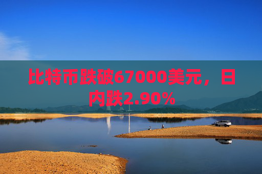 比特币跌破67000美元，日内跌2.90%