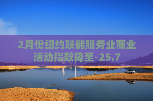 2月份纽约联储服务业商业活动指数降至-25.7