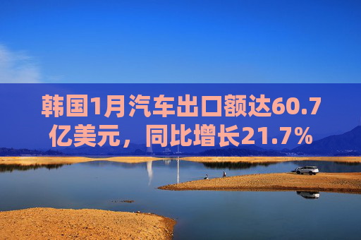 韩国1月汽车出口额达60.7亿美元，同比增长21.7%