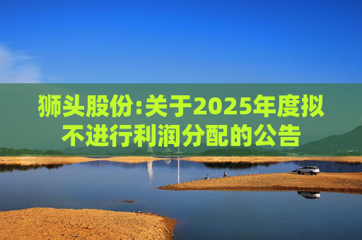 狮头股份:关于2025年度拟不进行利润分配的公告