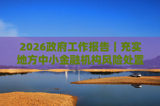 2026政府工作报告｜充实地方中小金融机构风险处置资源和手段  第1张