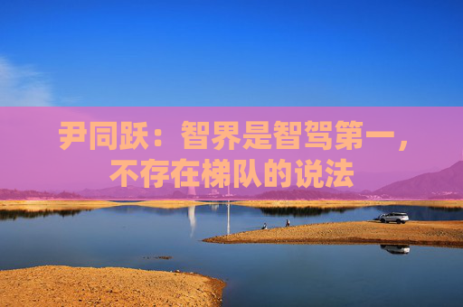 尹同跃：智界是智驾第一，不存在梯队的说法