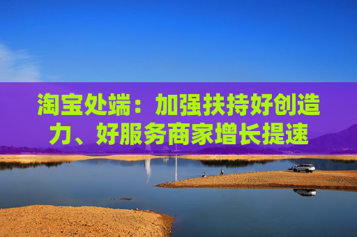 淘宝处端：加强扶持好创造力、好服务商家增长提速