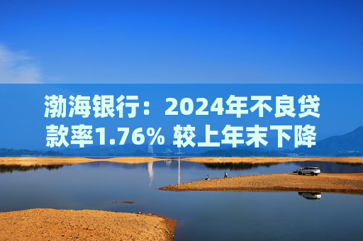 渤海银行：2024年不良贷款率1.76% 较上年末下降0.02个百分点