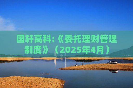 国轩高科:《委托理财管理制度》（2025年4月）