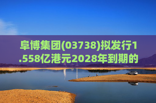 阜博集团(03738)拟发行1.558亿港元2028年到期的零息可换股债券  第1张