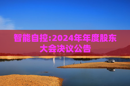 智能自控:2024年年度股东大会决议公告