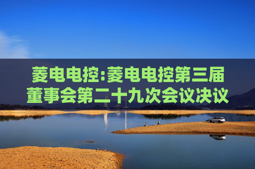 菱电电控:菱电电控第三届董事会第二十九次会议决议公告