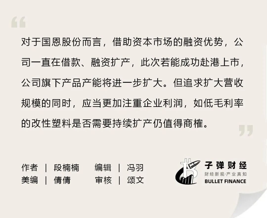 分红率仅10%、管理层薪酬低于行业平均，国恩股份五年借款46亿元扩张  第2张